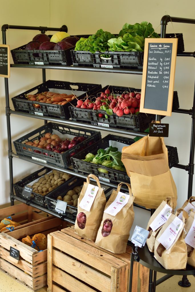 Gemüseauswahl im Hofladen Friedrich