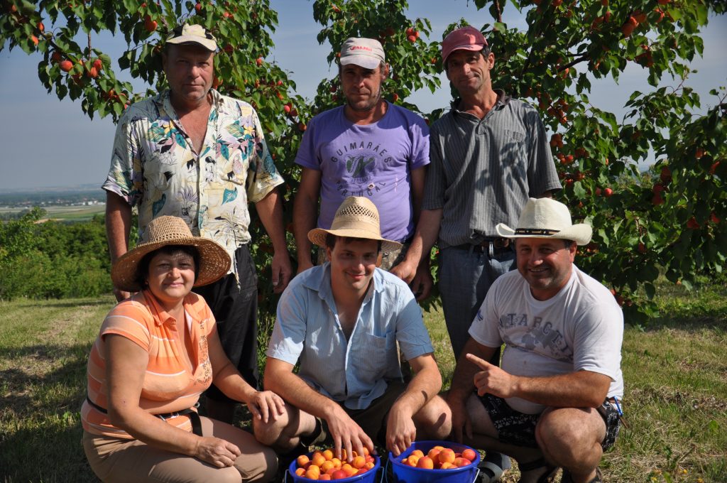 Arbeitergruppe mit dem Chef